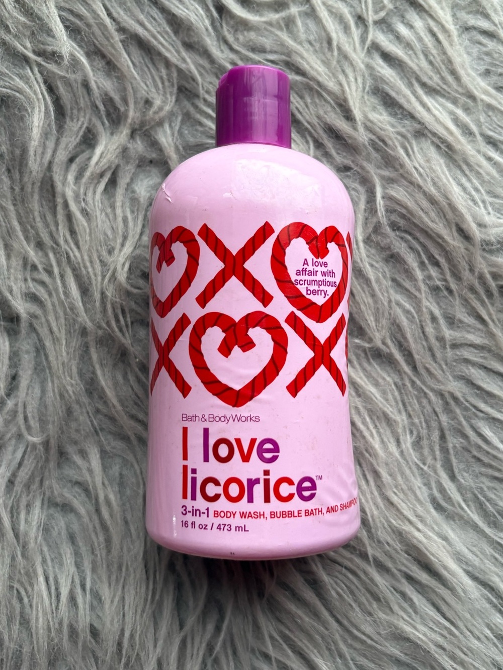 VINTAGE BBW I LOVE LICORICE 3 IN 1 BUBBLE BATH NEW